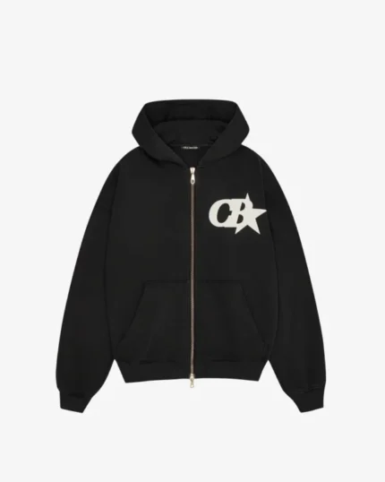 COLE BUXTON STAR ZIPPED HOODIE