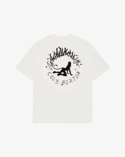 Cole Buxton FLAME WHITE T-SHIRT